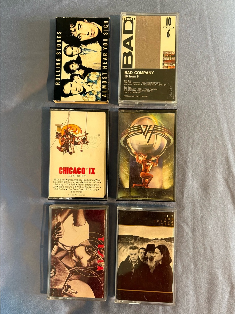 Cassette Tape Collection - Mixed Rock Greatest Hits
